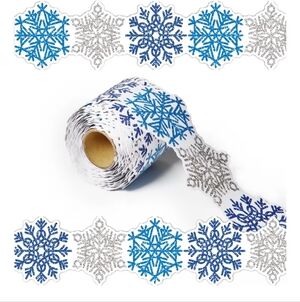 Snowflake Patterned Toilet Paper